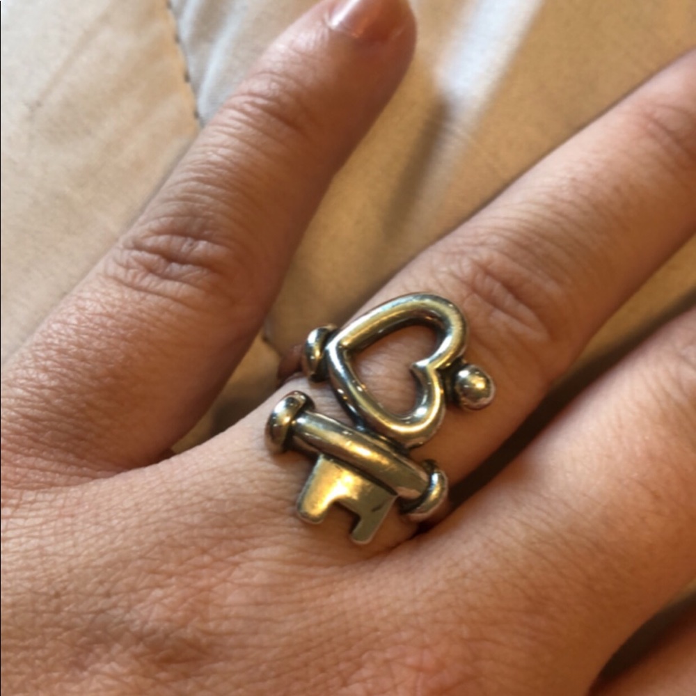 James Avery key to my heart ring.
